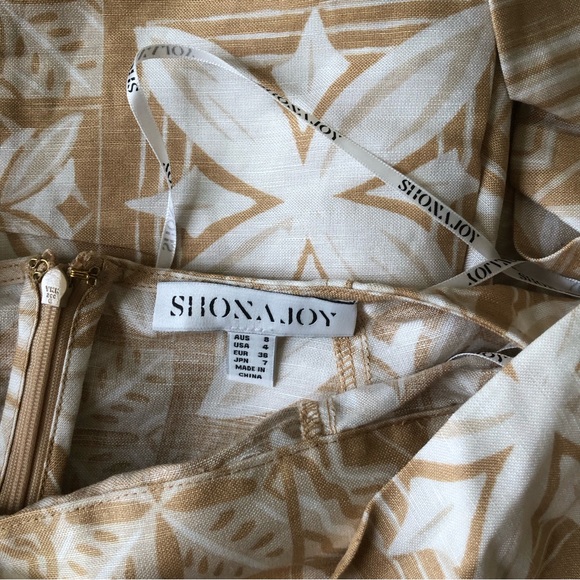 SHONA JOY Almeida Linen Halter Panelled Midi Dress - Picture 6 of 10